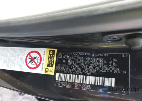 2012 Lexus Rx 350 from USA, damaged, VIN 2T2BK1BA1CC138036